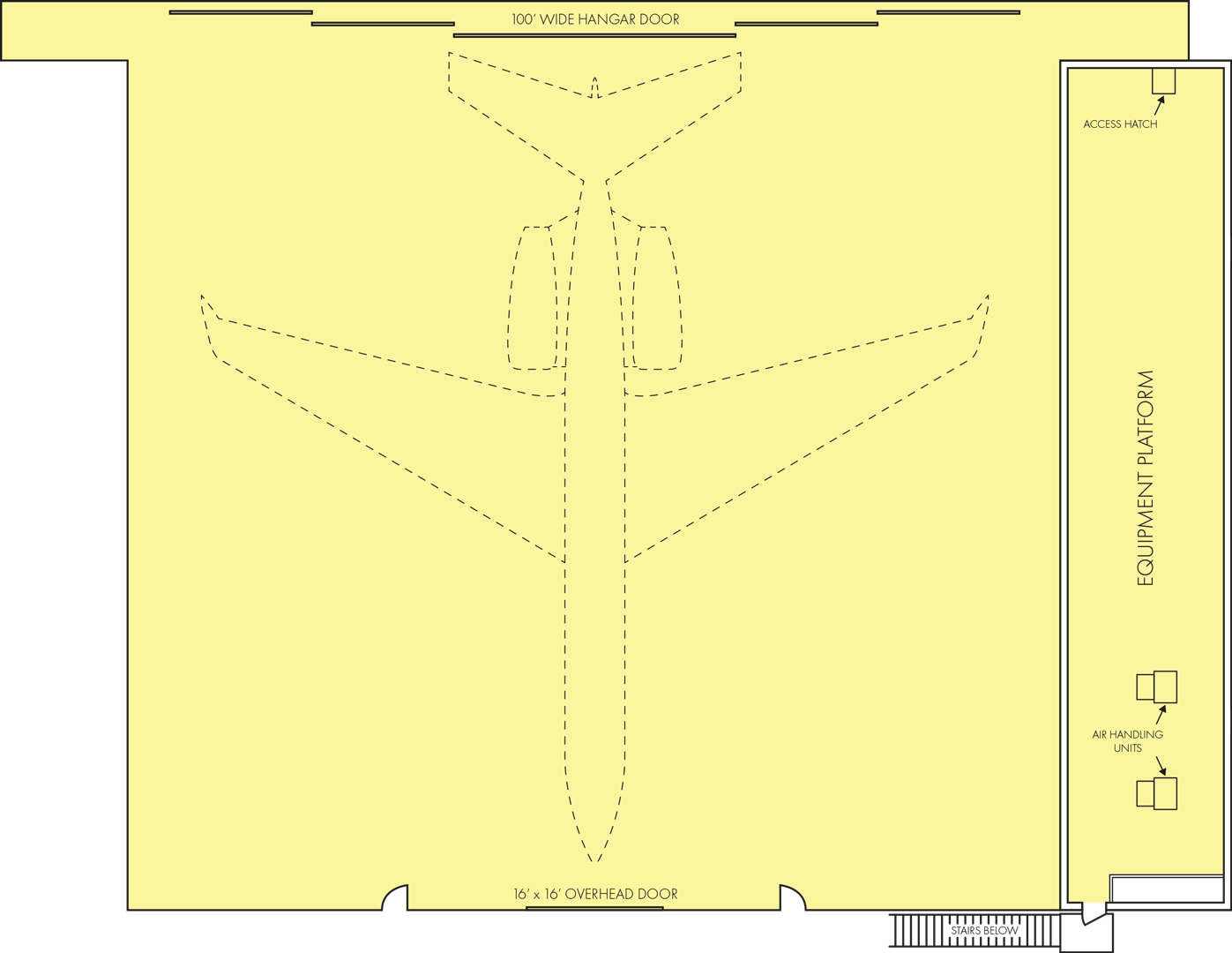 Deadhorse Aviation Center Hangar 2 floor plans, level 3