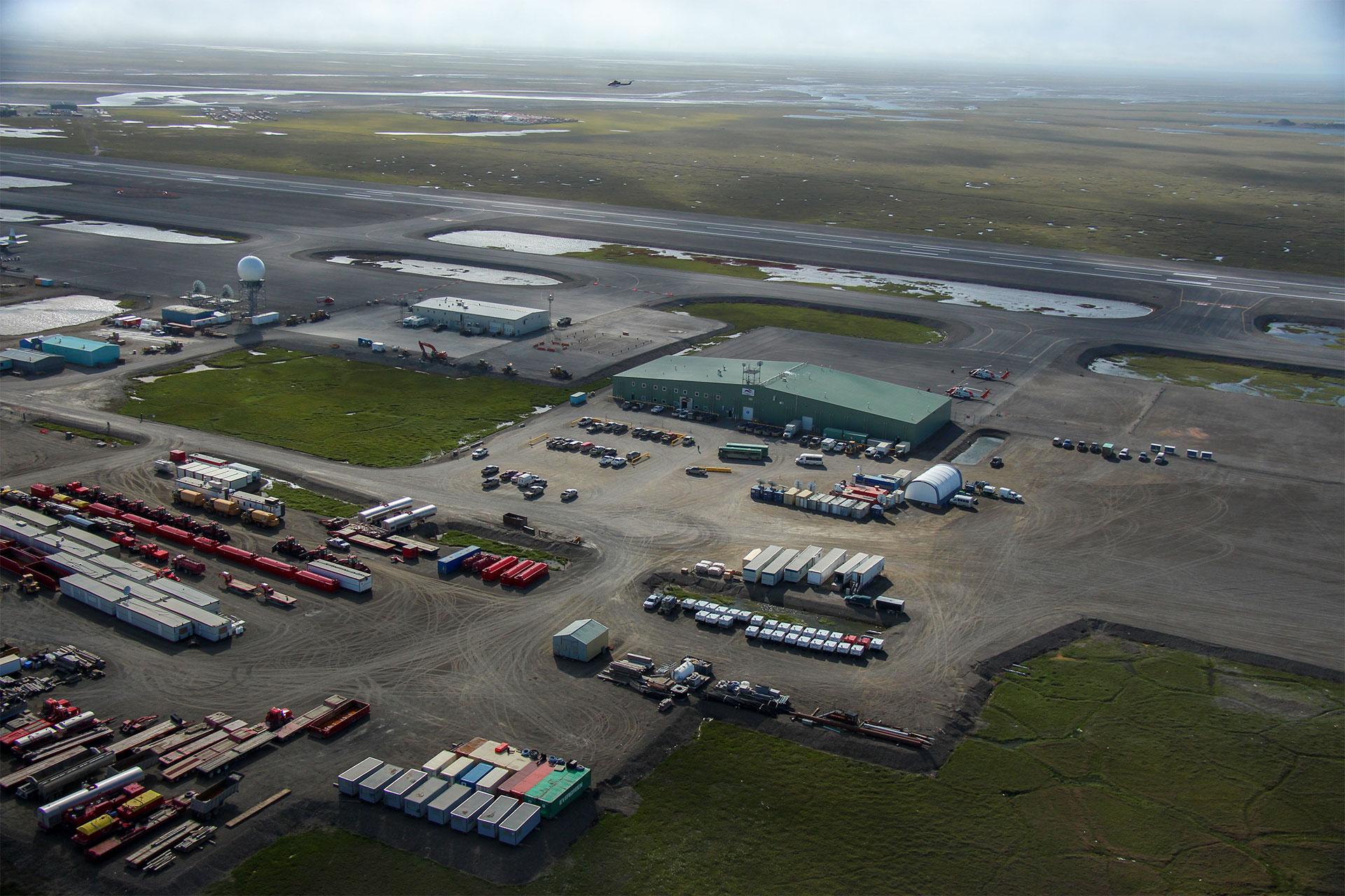 Deadhorse Aviation Center aerial