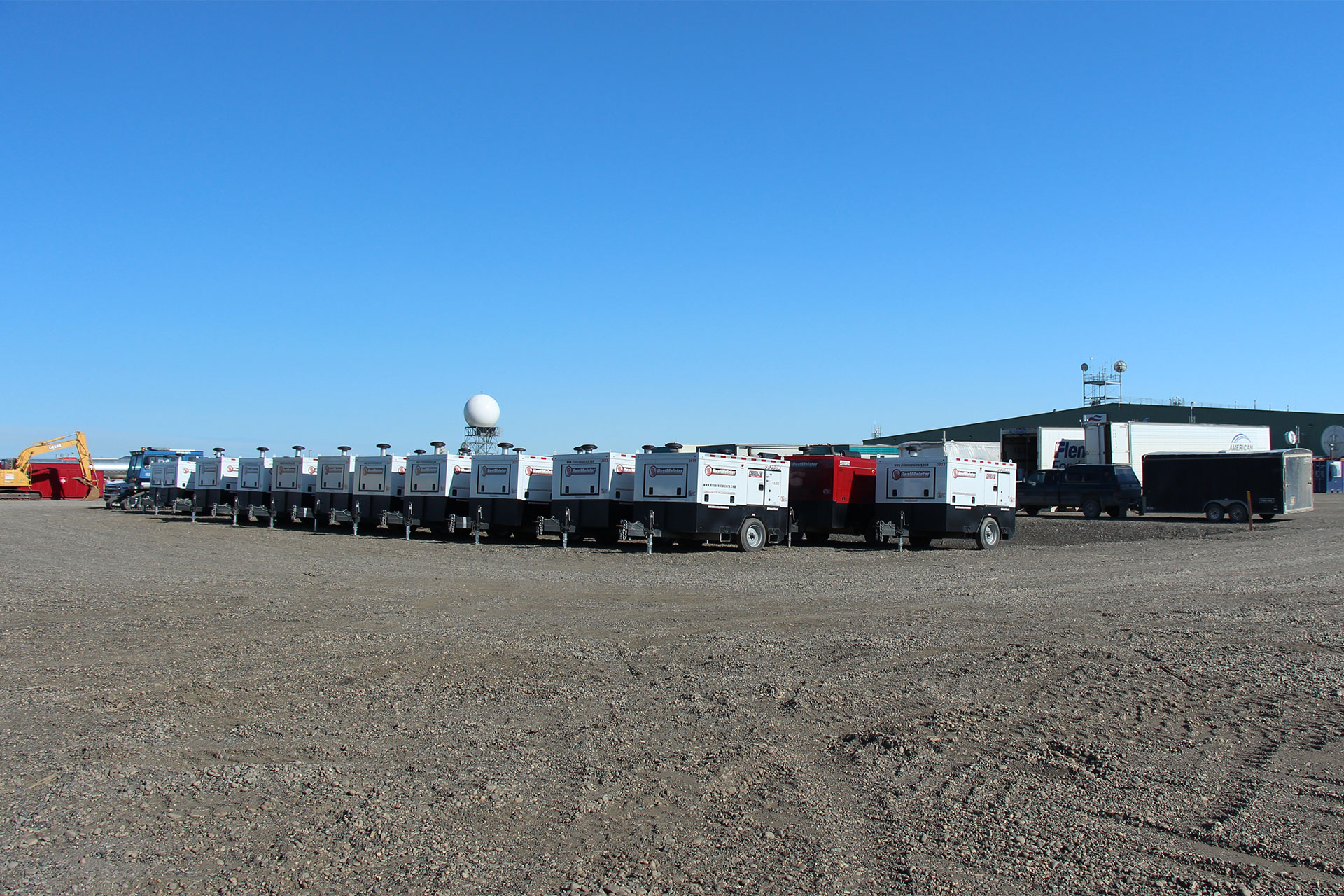 Deadhorse Aviation Center staging and storage yard